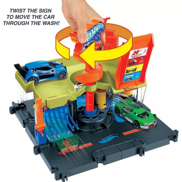 NEW Hot Wheels City Downtown Car Wash - Picture 3 of 8
